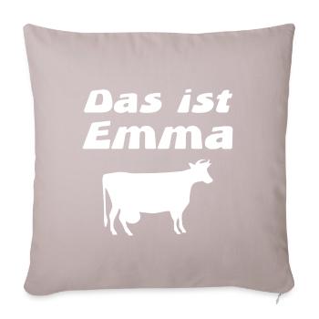 Emma - Sofa pillowcase 17,3'' x 17,3'' (45 x 45 cm) - light taupe - Front