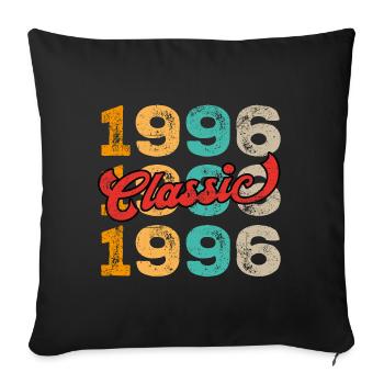 Classique 1996 - Housse de coussin décorative 45 x 45 cm - noir - Devant