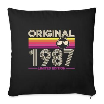 Original 1987 Édition Limitée - Housse de coussin décorative 45 x 45 cm - noir - Devant