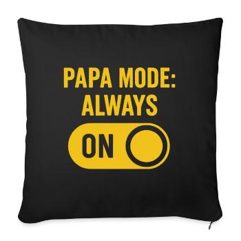 Mode Papa : Toujours en mode - Housse de coussin décorative 45 x 45 cm - noir - Devant