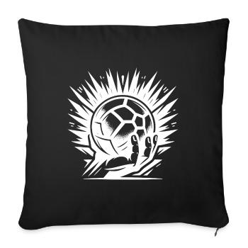 Handball - Sofa pillowcase 17,3'' x 17,3'' (45 x 45 cm) - black - Front