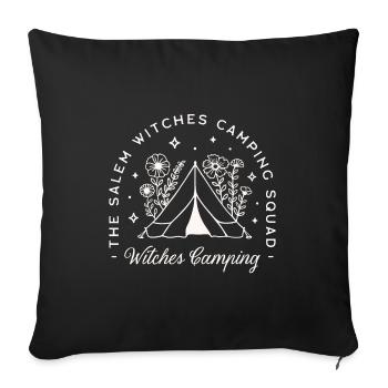 Hexen-Camp-Hexen-Sommercamp-Gruppe Matching - Sofakissenbezug 45 x 45 cm - Schwarz - Vorne