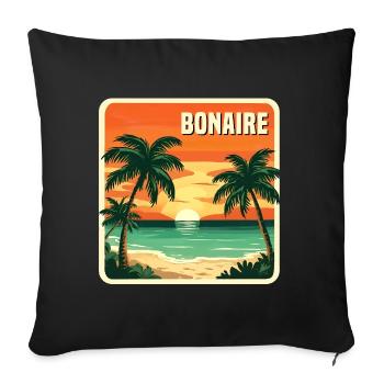 Bonaire - Sofa pillowcase 17,3'' x 17,3'' (45 x 45 cm) - black - Front
