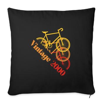 Millésime 2000 - Housse de coussin décorative 45 x 45 cm - noir - Devant