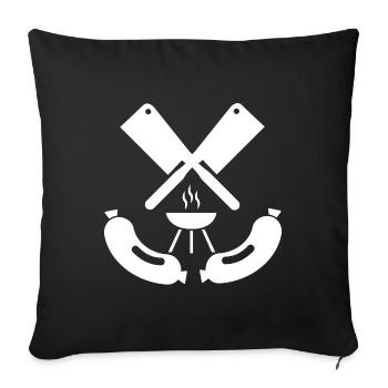 Griller - Housse de coussin décorative 45 x 45 cm - noir - Devant