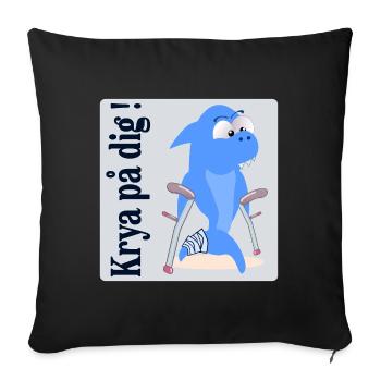 Get well kids - Sofa pillowcase 17,3'' x 17,3'' (45 x 45 cm) - black - Front