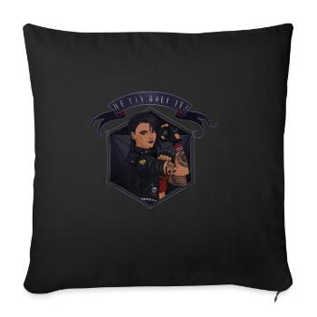 We can ROLL it ! Tanned - Housse de coussin décorative 45 x 45 cm - noir - Devant