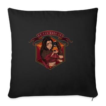 We can roll it ! - Druide - Housse de coussin décorative 45 x 45 cm - noir - Devant