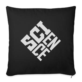 Déclaration scientifique : Déclaration sur l’éducation des nerds - Housse de coussin décorative 45 x 45 cm - noir - Devant
