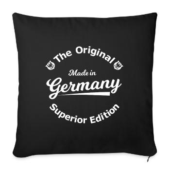 Original Germany Superior Edition - Sofakissenbezug 45 x 45 cm - Schwarz - Vorne