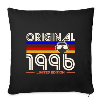Original 1996 Edition limitée - Housse de coussin décorative 45 x 45 cm - noir - Devant