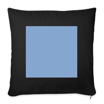 Blue Background Texture Template Personalize - Sofa pillowcase 17,3'' x 17,3'' (45 x 45 cm) - black - Front