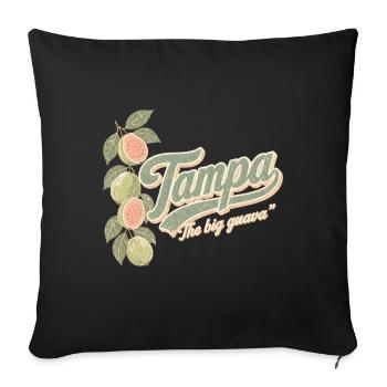 Tampa The Big Guava Retro - Housse de coussin décorative 45 x 45 cm - noir - Devant