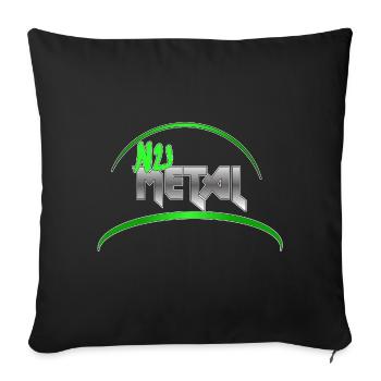 Nu Metal Toxic Green Cap Edition - Sofakissenbezug 45 x 45 cm - Schwarz - Vorne