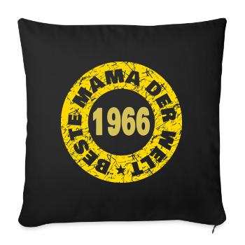 Mama 1966 - Sofakissenbezug 45 x 45 cm - Schwarz - Vorne
