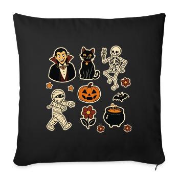Midnight Mischief Halloween-Set - Sofakissenbezug 45 x 45 cm - Schwarz - Vorne