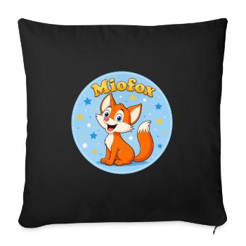04_Mio_Kreis - Housse de coussin décorative 45 x 45 cm - noir - Devant