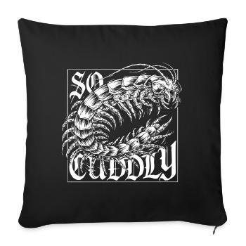 Scolopender Fan - Sofa pillowcase 17,3'' x 17,3'' (45 x 45 cm) - black - Front