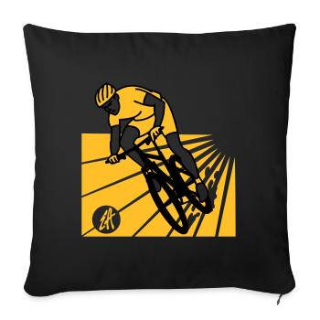 MTB - Sofa pillowcase 17,3'' x 17,3'' (45 x 45 cm) - black - Front
