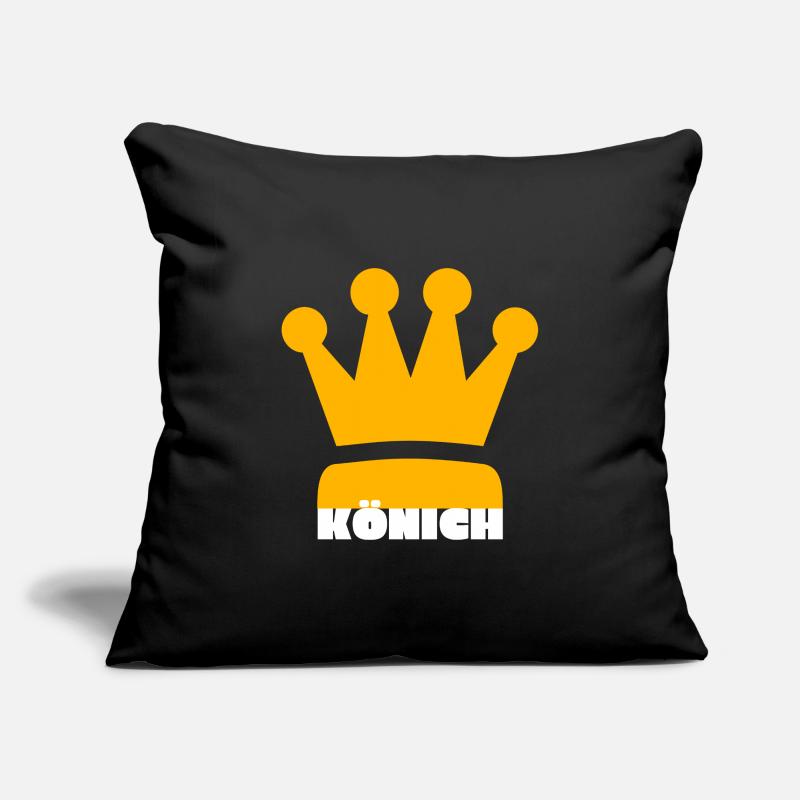 Könich - König Sieger Bester Mann Gewinner Held Sofakissenbezug 45 x 45 cm