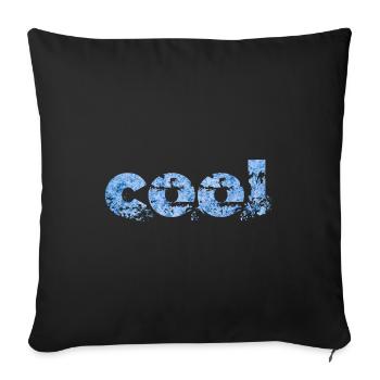 Cool cool cool - Housse de coussin décorative 45 x 45 cm - noir - Devant