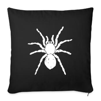 Spinne - Sofakissenbezug 45 x 45 cm - Schwarz - Vorne