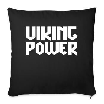 pouvoir viking - Housse de coussin décorative 45 x 45 cm - noir - Devant