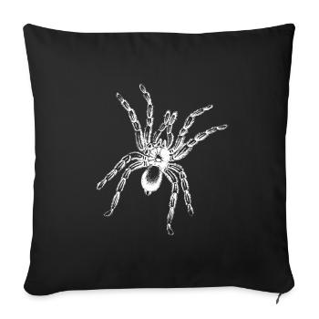 Spinne - Sofakissenbezug 45 x 45 cm - Schwarz - Vorne