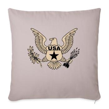 usa army 2 - Sofa pillowcase 17,3'' x 17,3'' (45 x 45 cm) - light taupe - Front
