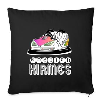 Finally carnival showman Boxauto funfair fans - Sofa pillowcase 17,3'' x 17,3'' (45 x 45 cm) - black - Front