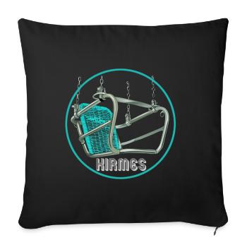 Kirmes Fan fair Rummel Karusell godel - Sofa pillowcase 17,3'' x 17,3'' (45 x 45 cm) - black - Front