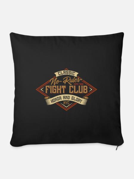 Fight Club - Sofakissenbezug 45 x 45 cm - Schwarz