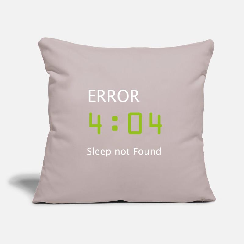 Informatique Nerd Geek programmeur matinal Housse de coussin décorative 45 x 45 cm