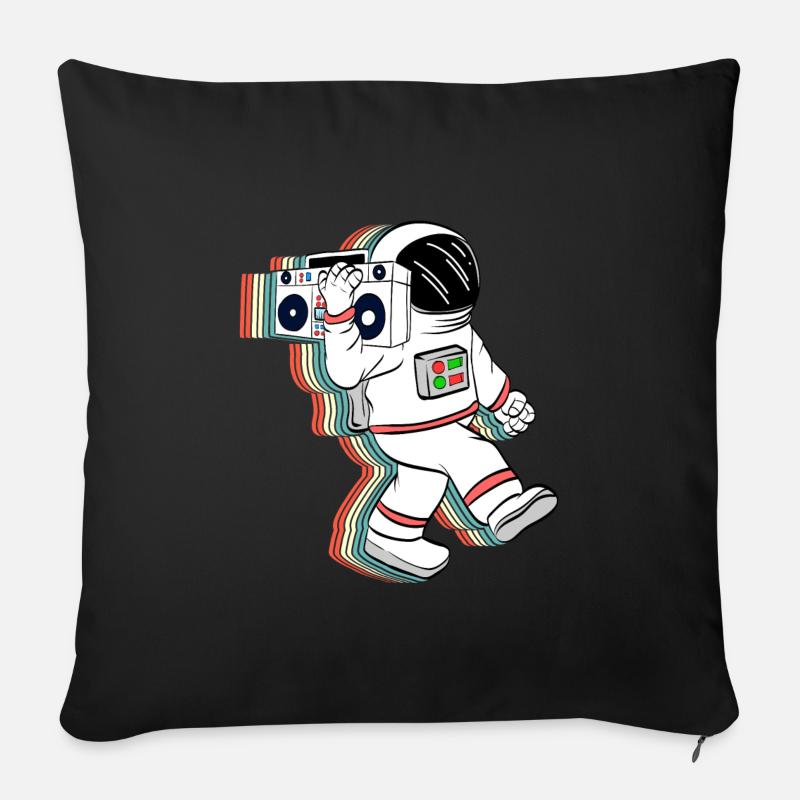 Sind Sie ein Fan der Astronomie? Ein - Sofakissenbezug 45 x 45 cm - Schwarz