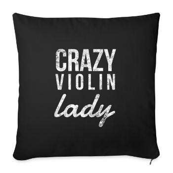 Violine Geige Orchester Violinist Oper Geschenk 3 - Sofakissenbezug 45 x 45 cm - Schwarz - Vorne
