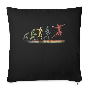 Un excellent teeshirt de handball pour les - Housse de coussin décorative 45 x 45 cm - noir - Devant