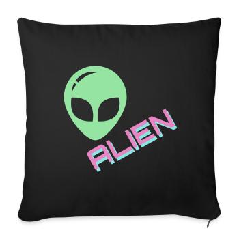 alien - Sofakissenbezug 45 x 45 cm - Schwarz - Vorne