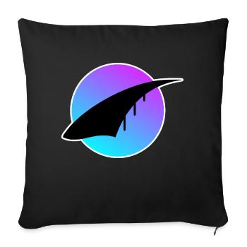 Jetée de Soli Design - Housse de coussin décorative 45 x 45 cm - noir - Devant