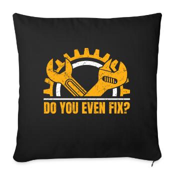 Tshirt parfait pour le superviseur de la - Housse de coussin décorative 45 x 45 cm - noir - Devant