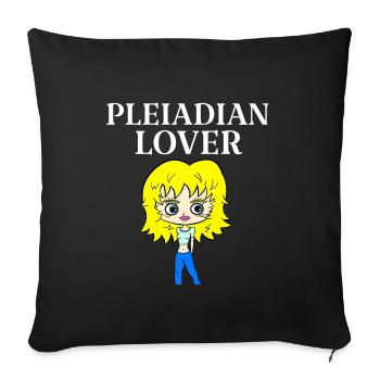AMANT PLÉIADIEN - Housse de coussin décorative 45 x 45 cm - noir - Devant