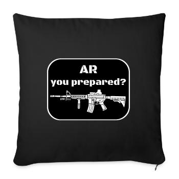 AR you prepared? - Sofakissenbezug 45 x 45 cm - Schwarz - Vorne