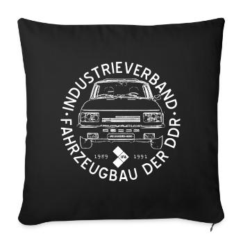 IFA mobile GDR - Wartburg 1.3 - Housse de coussin décorative 45 x 45 cm - noir - Devant