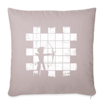 Archery Archery Archer - Sofa pillowcase 17,3'' x 17,3'' (45 x 45 cm) - light taupe - Front