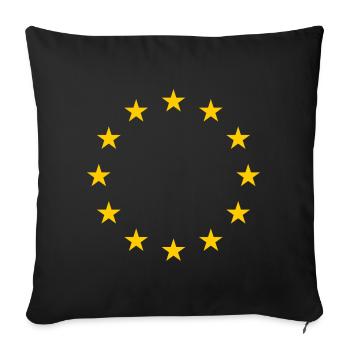 L’Europe - Housse de coussin décorative 45 x 45 cm - noir - Devant