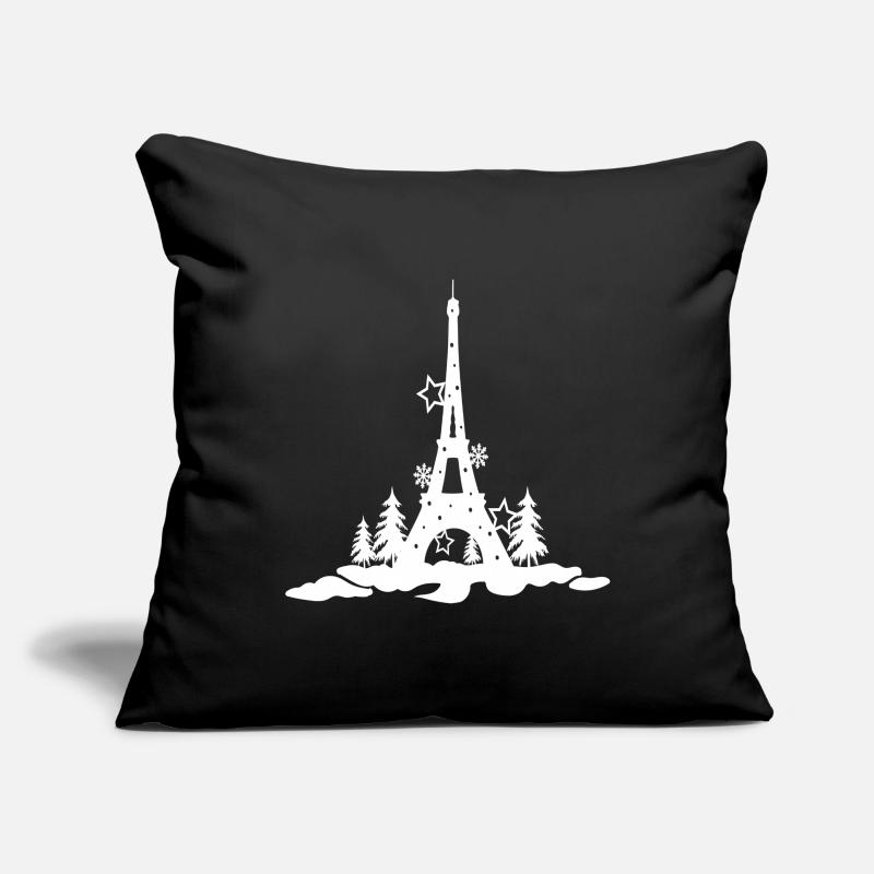 CHRISTMAS EIFFEL TOUR 2,Tour eiffel paris Housse de coussin décorative 45 x 45 cm