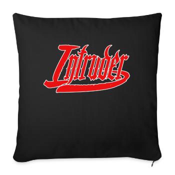 intruder hacker eindringling clan sticker computer - Sofakissenbezug 45 x 45 cm - Schwarz - Vorne