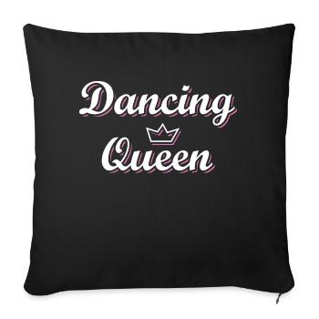 Dancing Queen Dance Shirt For Music Lovers - Housse de coussin décorative 45 x 45 cm - noir - Devant