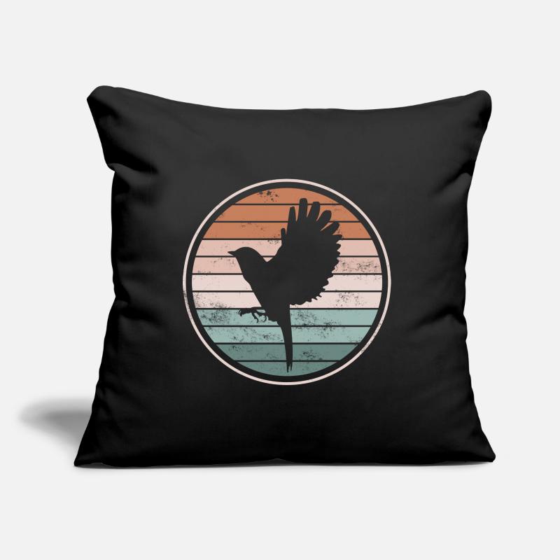 Oiseaux Oiseaux Housse de coussin décorative 45 x 45 cm
