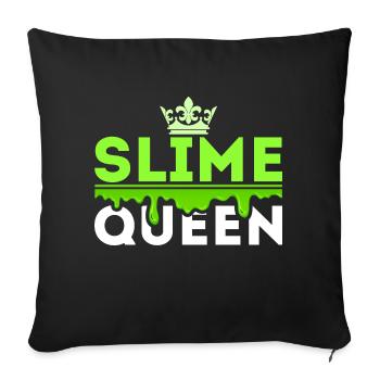 Reine Slime - Housse de coussin décorative 45 x 45 cm - noir - Devant