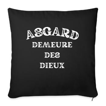 ASGARD DEMEURE DES DIEUX - Housse de coussin décorative 45 x 45 cm - noir - Devant